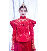 中国传统服饰之美！最美中国红云肩设计秀场